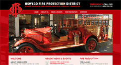 Desktop Screenshot of oswegofire.com